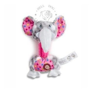 JK Animals plüss elefánt rágóka nyakkal 25 cm